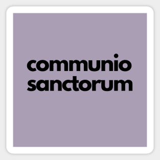 communio sanctorum, purple Sticker